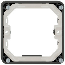 Aufsatzrahmen Feller NEVO SNAPFIX 87x87x8.5mm schwarz