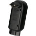 Dreifachstecker Typ 13 maxADAPTturn 10A 250V 2xFront 1xunten drehbar schwarz