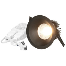 EB-LED-Spot MH ATMO 80 10.5W 960lm 3000K IP44 MB DIM DALI Ø80mm schwarz