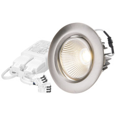 EB-LED-Spot MH AXO 10.5W 830lm 2700K IP44 MB DIM DALI Ø100mm Nickel