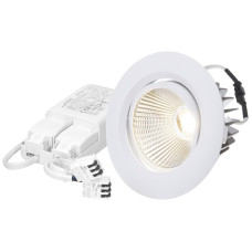 EB-LED-Spot MH AXO 10.5W 830lm 2700K IP44 MB DIM DALI Ø100mm weiss