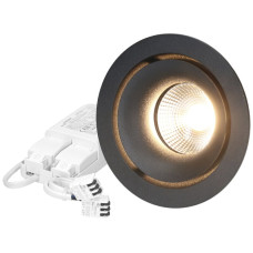 EB-LED-Spot MH MOON 8W 650lm 3000K IP44 MB DIM DALI Ø80mm schwarz