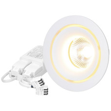 EB-LED-Spot MH MOON 8W 650lm 3000K IP44 MB DIM DALI Ø80mm weiss