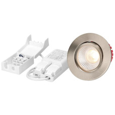 EB-LED-Spot MH SOLV 8W 710lm 3000K IP44 MB DIM DALI Ø80mm Nickel