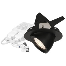 EB-LED-Spot MH TURN 10.5W 960lm 3000K IP44 MB DIM DALI Ø103mm schwarz
