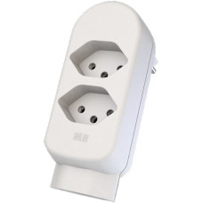 Mehrfach-Stecker MAX HAURI ADAPT SPLIT 10A 2+1xT13 weiss - 1 Stück