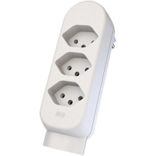 Mehrfach-Stecker MAX HAURI ADAPT SPLIT 10A 3+1xT13 weiss - 1 Stück