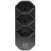 Mehrfachstecker A. Steffen MANTA 10A 3xT13 + 1xUSB-C PD schwarz