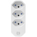 Mehrfachstecker A. Steffen MANTA 10A 3xT13 + 1xUSB-C PD weiss