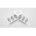 Mehrfachstecker A. Steffen MANTA 10A 3xT13 + 1xUSB-C PD weiss
