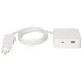 Mehrfachstecker MH Cube 3xT13 1xUSB-A/1xUSB-C weiss Kabel 2m weiss