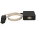Mehrfachstecker MH Cube 4xT13 schwarz Kabel 2m go "Sand"