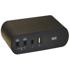 Mehrfachstecker MH Office Line 2xT13 2xUSB-C 65W 1xUSB-C 1xUSB-A 17W 2m - 1 Stück