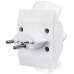 Mehrfachstecker Steffen 3xT13 sternförmig 10A 230V IP20 weiss