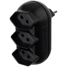 Mehrfachstecker Steffen STRONG 3xT13 10A 230V IP20 schwarz