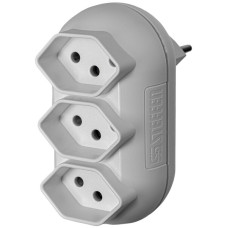 Mehrfachstecker Steffen STRONG 3xT13 10A 230V IP20 weiss