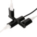 Mehrfachstecker Typ 13 MAX HAURI Clip-Clap 3xT13 180/130° schwarz