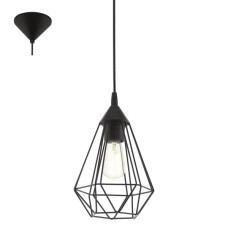 Pendelleuchte Tarbes Ø 175mm 1 x E27 schwarz