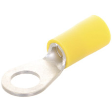 Quetschkabelschuh Ringform Ferratec M8 isoliert PVC 4-6mm² gelb - 200 Stück