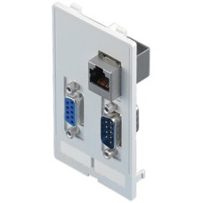 Schnittstelle Rittal SZ 2482.550 Einsatz 2xRJ45 (Kat.5e) 2x2xD-Sub (9P) Schnittstelle Rittal SZ 2482.550 Einsatz 2xRJ45 (Kat.5e) 2x2xD-Sub (9P)