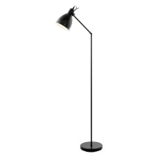 Stehleuchte PRIDDY Stahl schwarz weiss H 1370 mm