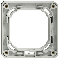 UP-Montagerahmen Feller NEVO SNAPFIX 1x1 87x87mm grau