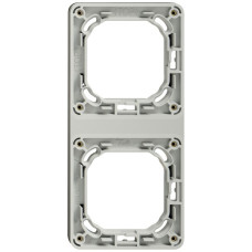 UP-Montagerahmen Feller NEVO SNAPFIX 2x1 87x187mm grau