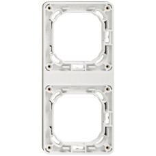 UP-Montagerahmen Feller NEVO SNAPFIX 2x1 87x187mm weiss