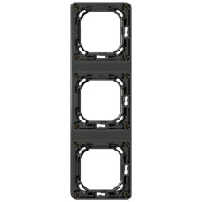 UP-Montagerahmen Feller NEVO SNAPFIX 3x1 87x287mm schwarz