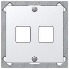 EB-Montageset Keystone Dätwyler weiss 2x Edue gerade 70x70mm