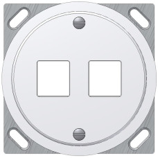 EB-Montageset Keystone Dätwyler weiss 2x Ø63mm gerade