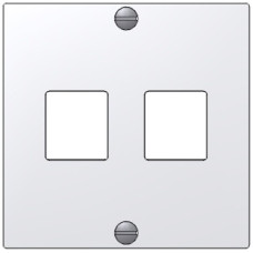 Montageset Keystone Dätwyler weiss 2x EDIZIOdue gerade für Kombination