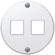 Montageset Keystone Dätwyler weiss 2xStandard gerade für Kombination
