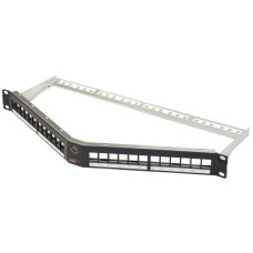 Patchpanel 19" Dätwyler PP KS 1HE geschirmt für 24xKeystone