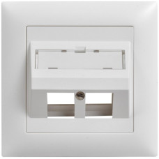 UP-Montageset Keystone Dätwyler weiss 2x Edue schräg