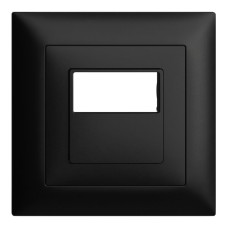 Frontset EDIZIOdue FMI für Bewegungsmelder pirios 180 R eco plus schwarz