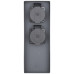 Anschlusssäule M. Schönenberger rechteckig 85x120x230mm mit 4xTyp 13 schwarz