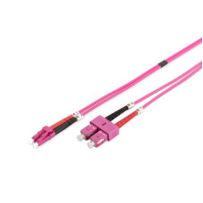 FO-Patchkabel LC/SC Duplex 50/125µ OM4 1 m