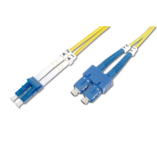 FO-Patchkabel LC/SC Duplex gelb 9/125µ 3 m