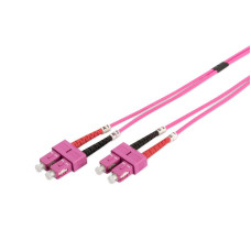 FO-Patchkabel SC/SC Duplex 50/125µ OM4 1 m
