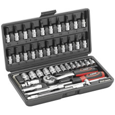 Steckschlüsselsatz CIMCO 45-teilig 6.3mm (1/4“)