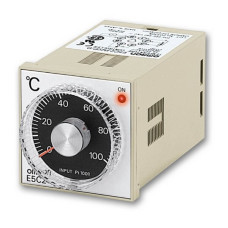 Basis Temperaturregler 1/16 DIN 48x48mm Wahlknauf Einpunktregelung J-Thermoelem