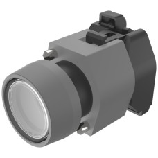 Leuchtdrucktastervorsatz EAO04 hoch farblos Ø22.3mm IP65