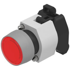 Leuchtdrucktastervorsatz EAO04 hoch rot Ø22.3mm IP65