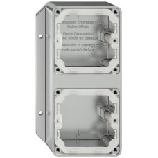 AP-Gehäuse ELEMENT SNAPFIX 111x187x54mm 2xM20 aluminium