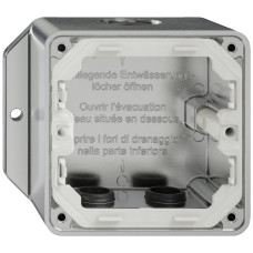 AP-Gehäuse ELEMENT SNAPFIX 111x93x54mm 3xM20 Aluminium
