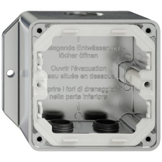 AP-Kopfzeile ELEMENT SNAPFIX 1x1 111x93mm Aluminium 2 Einführungen
