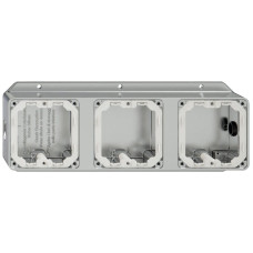 AP-Kopfzeile Feller ELEMENT 1x3 Aluminium