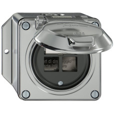 AP-Montageset ELEMENT EASYNET S-One gerade 2 aluminium