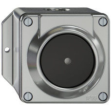 AP-Sonnerie-Drucktaster ELEMENT SNAPFIX mit Beleuchtung 111x96x87x70mm aluminium